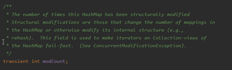 HashMap-修改次数